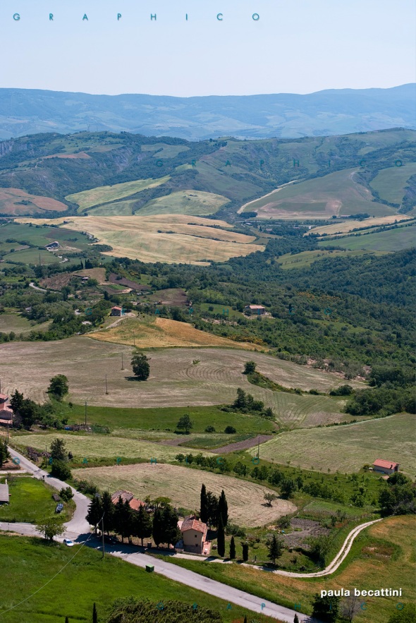 Veduta in Val d'Orcia